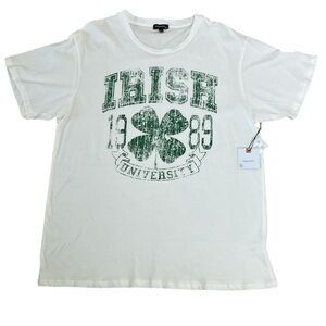 Originality Irish University T-Shirt Sz L NWT